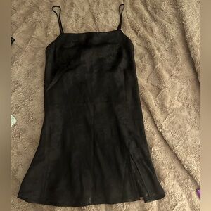Princess Polly Elegant Black Slip Dress